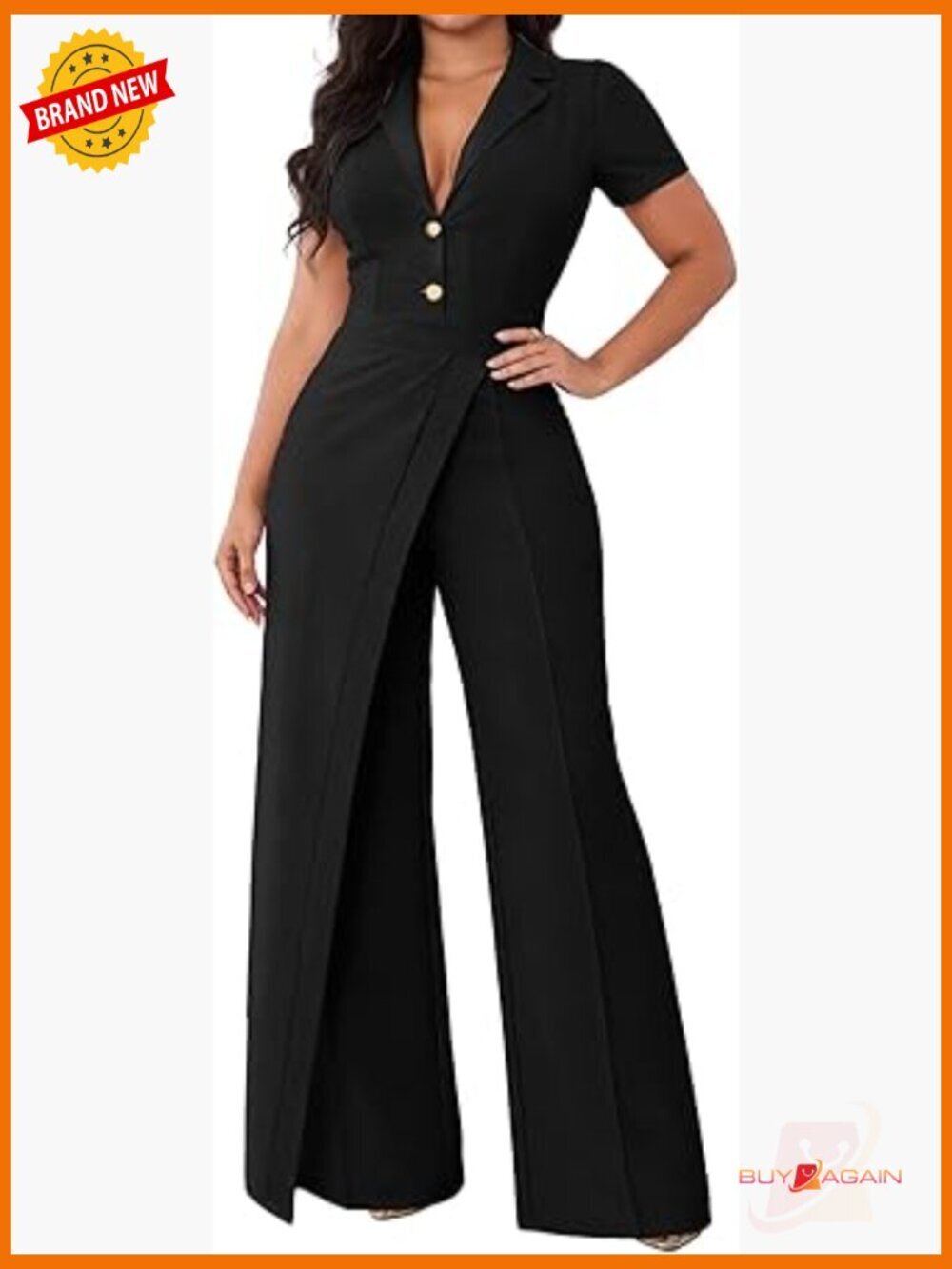Elegant Mock Neck Sparkly Jumpsuit Long Sleeve Shiny Pants Club Night Outfits
